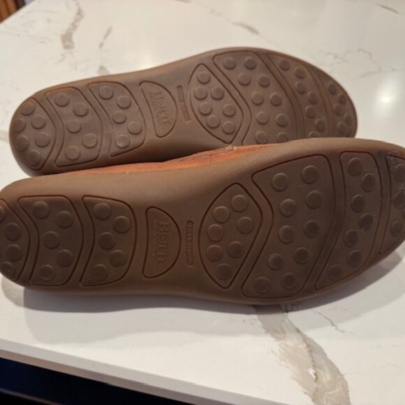 Mens Brown leather Born Loafers Size 13